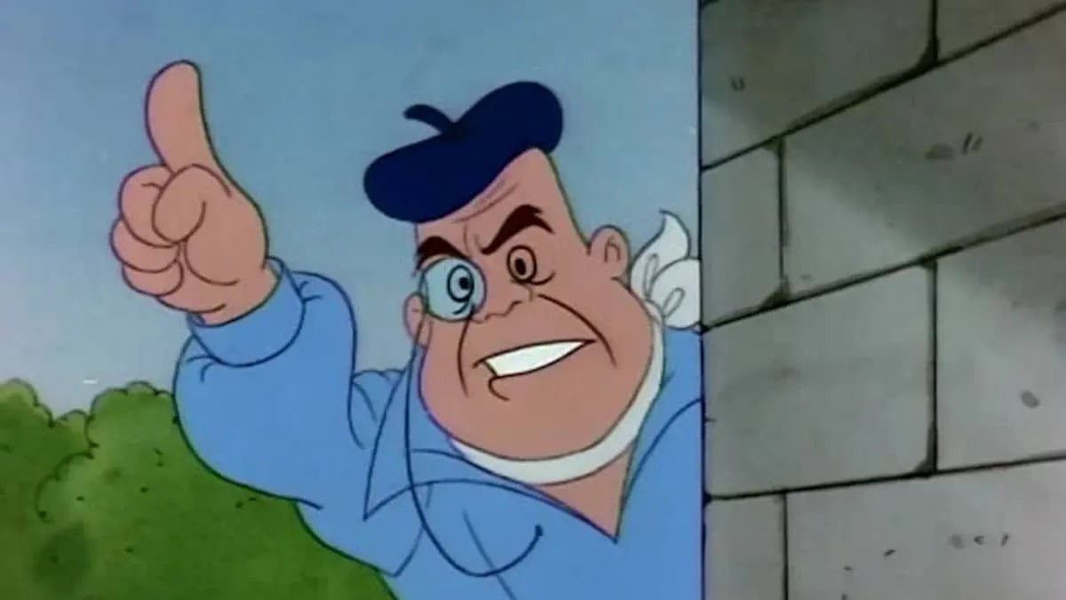 Still from Prankster Beware / A Boost for Pee-wee / Clothes Make the Butler