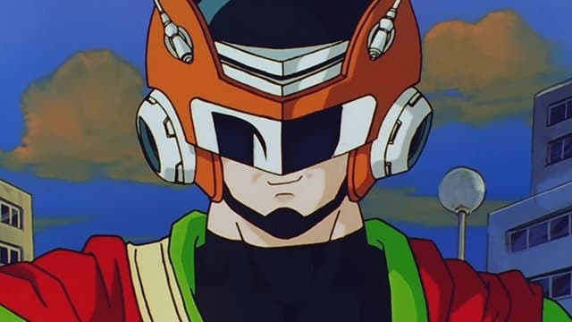 Still from A New Hero, Great Saiyaman, Is Born!
