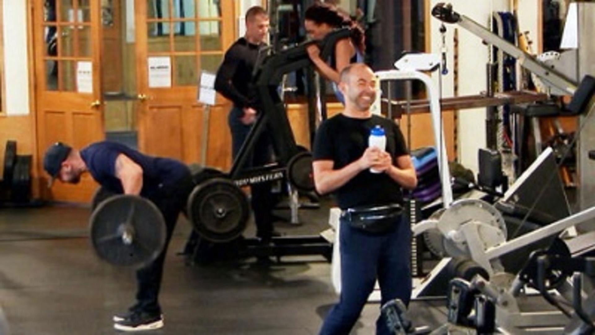 Still from The Dumbbell