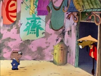 Still from The Wild, Wild Goose Chase
