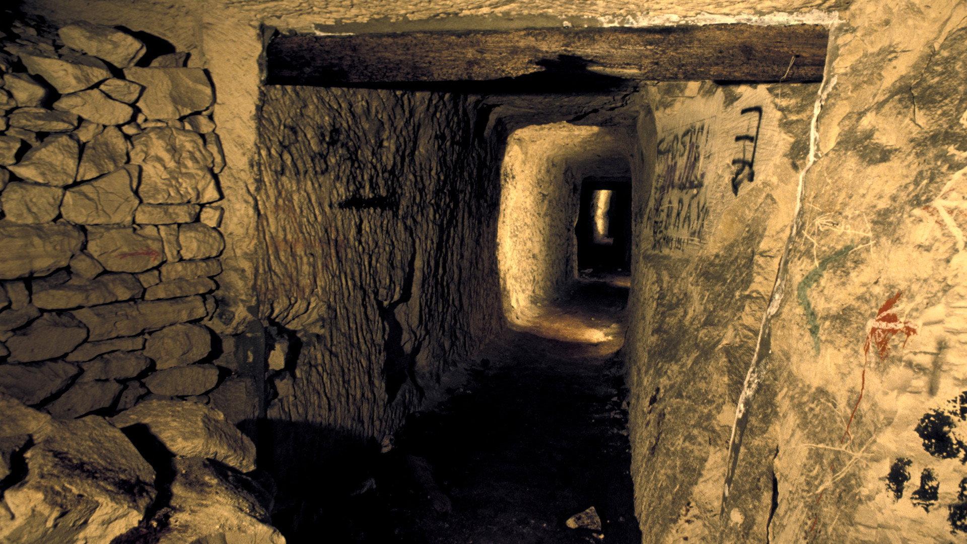 Still from Secret Tunnel Warfare