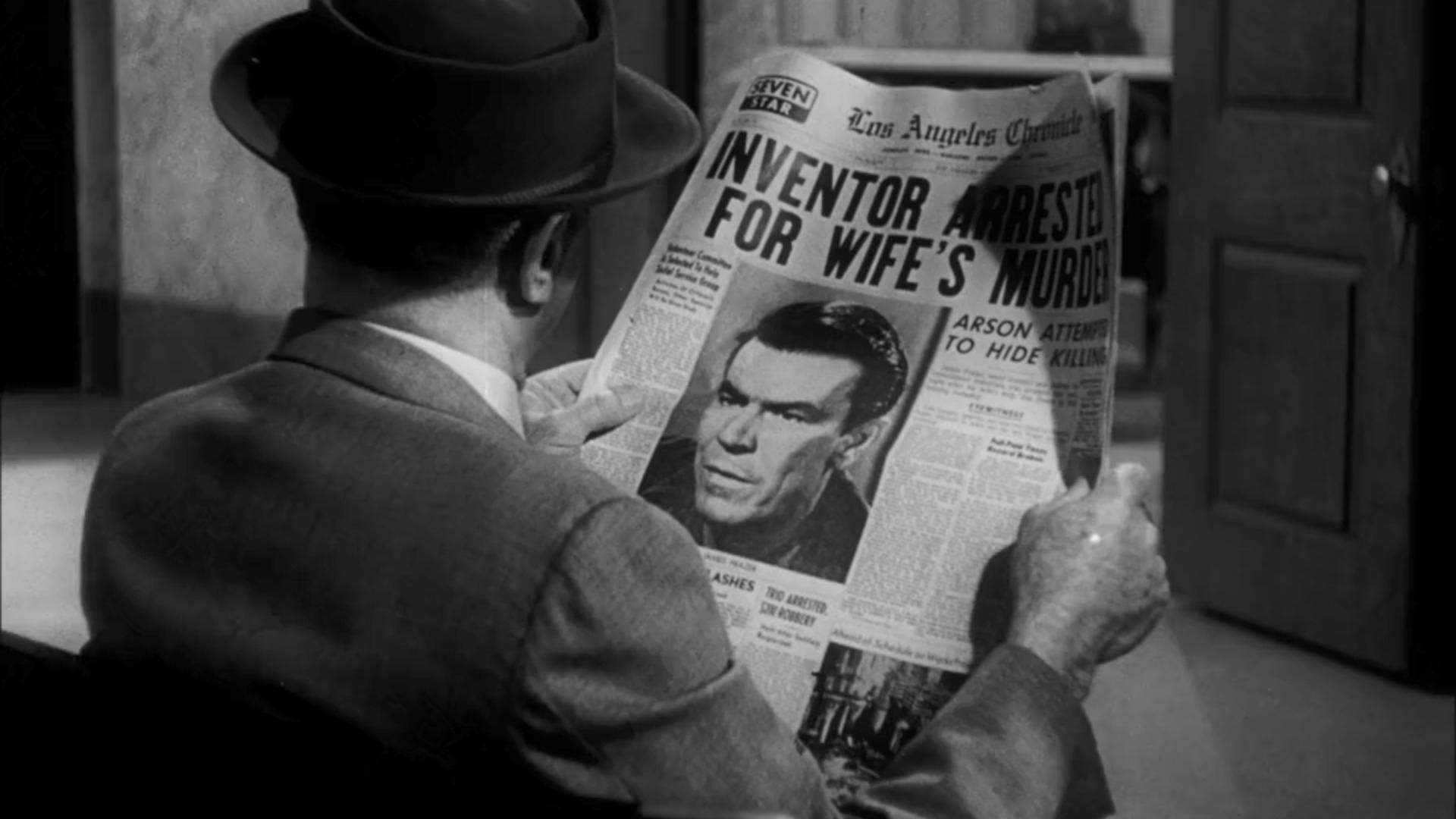 Still from The Case of the Irate Inventor