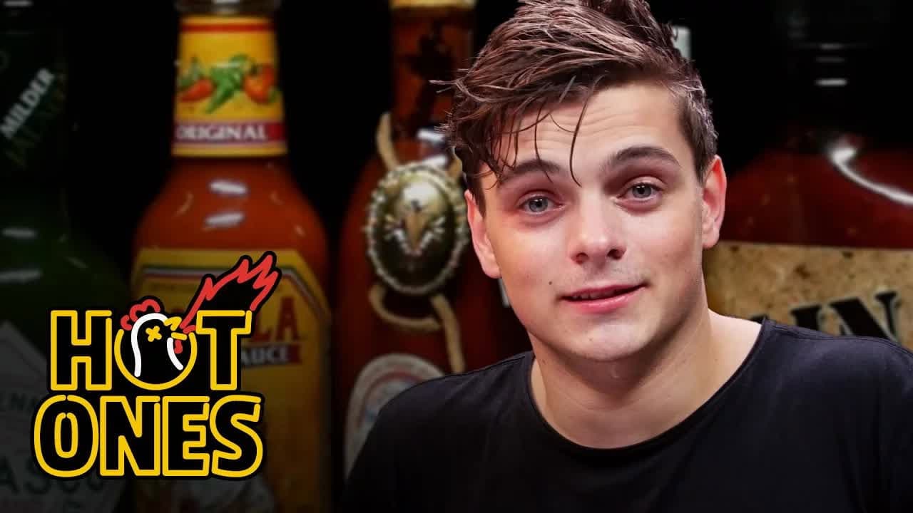 Still from Martin Garrix Tests His Limits Eating Spicy Wings