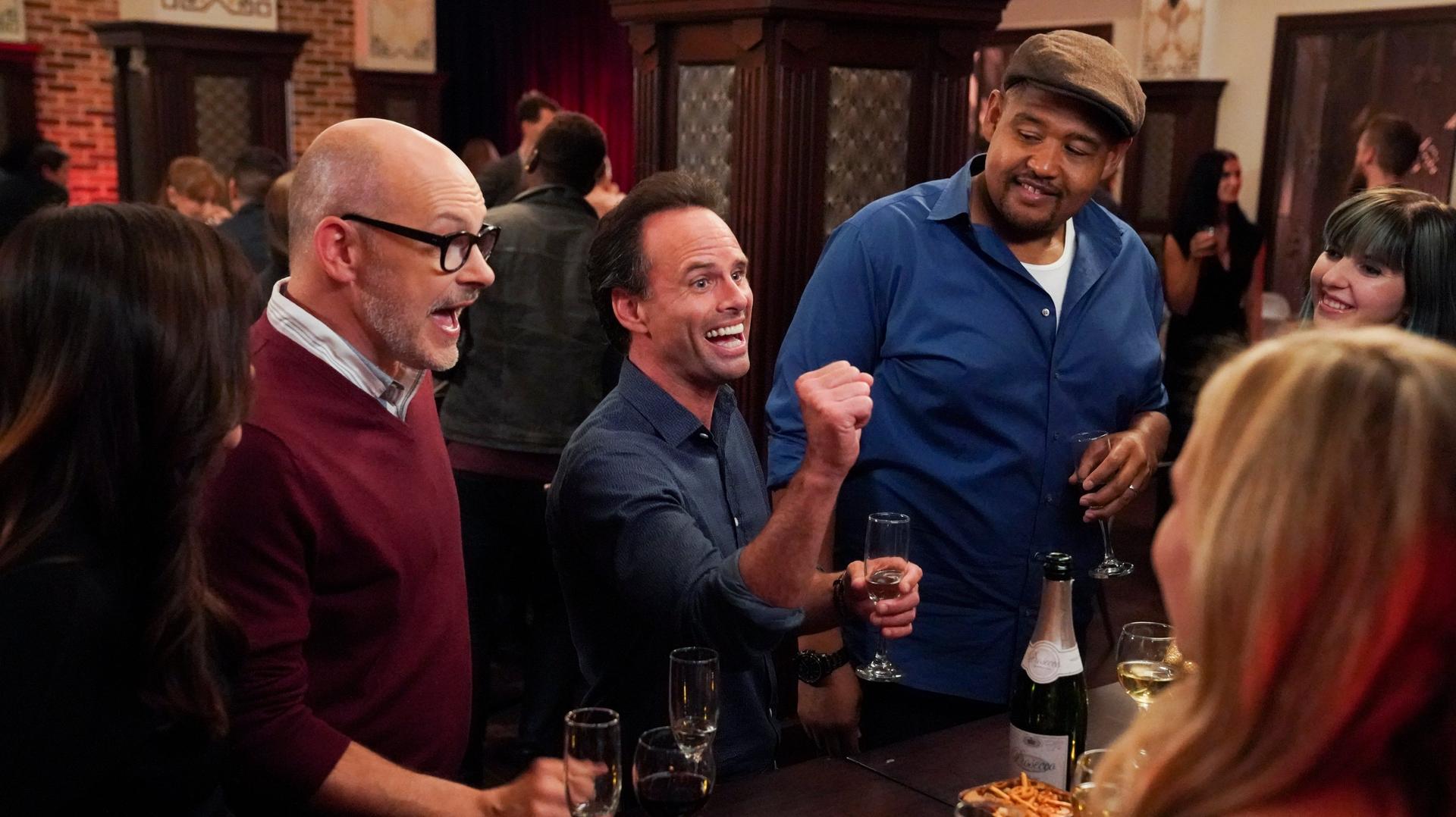Still from Three Men Out