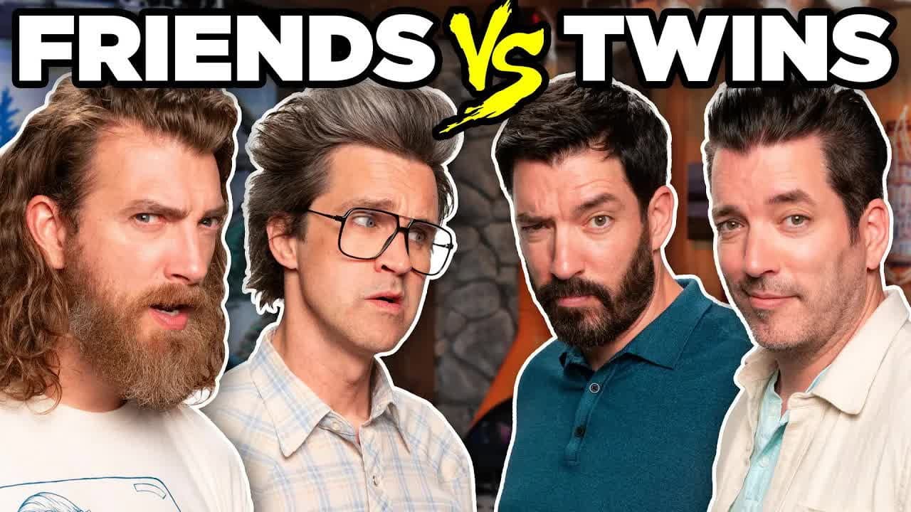 Still from Best Friends vs Twins Challenge (ft. Property Brothers)