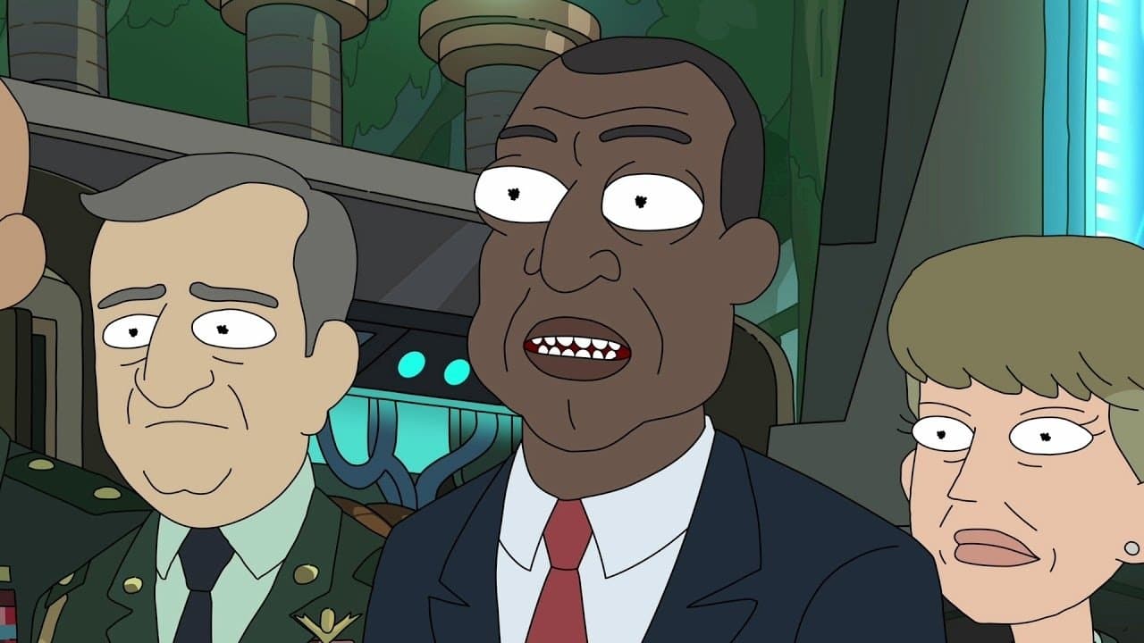 Still from The Rickchurian Mortydate