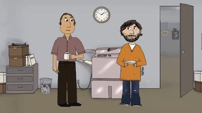Still from Tim's Beard