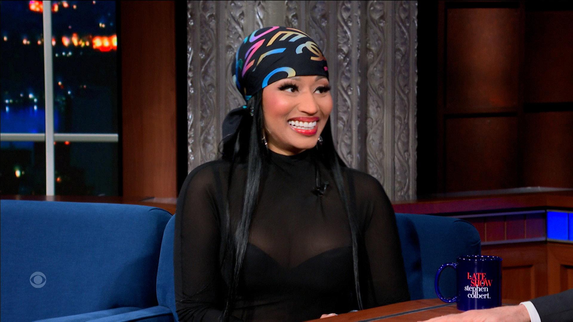 Still from Nicki Minaj, Liam Neeson