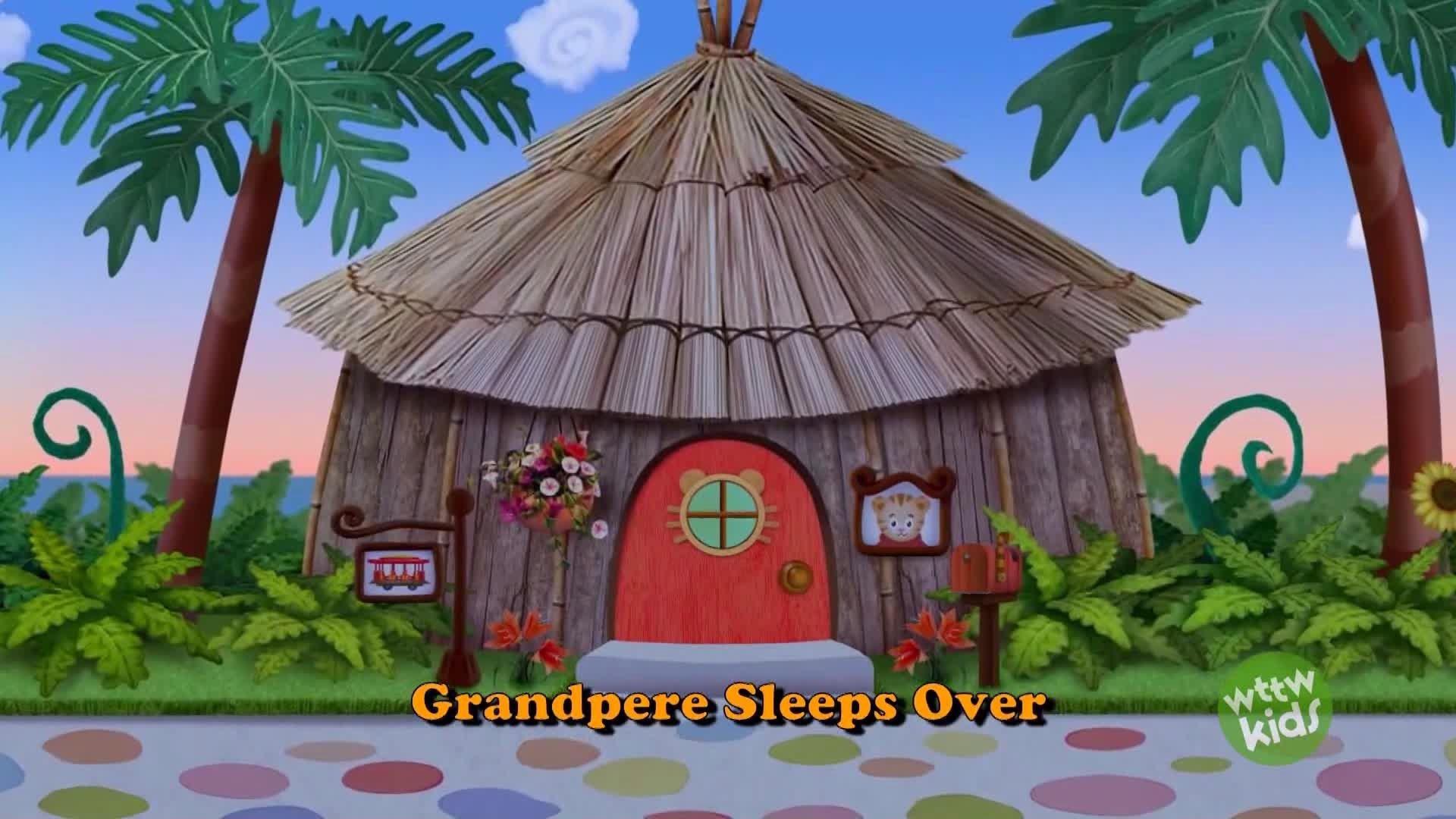 Still from Grandpere Sleeps Over