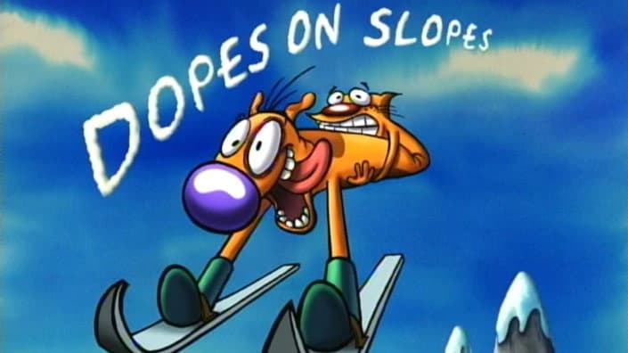 Still from Dopes on Slopes