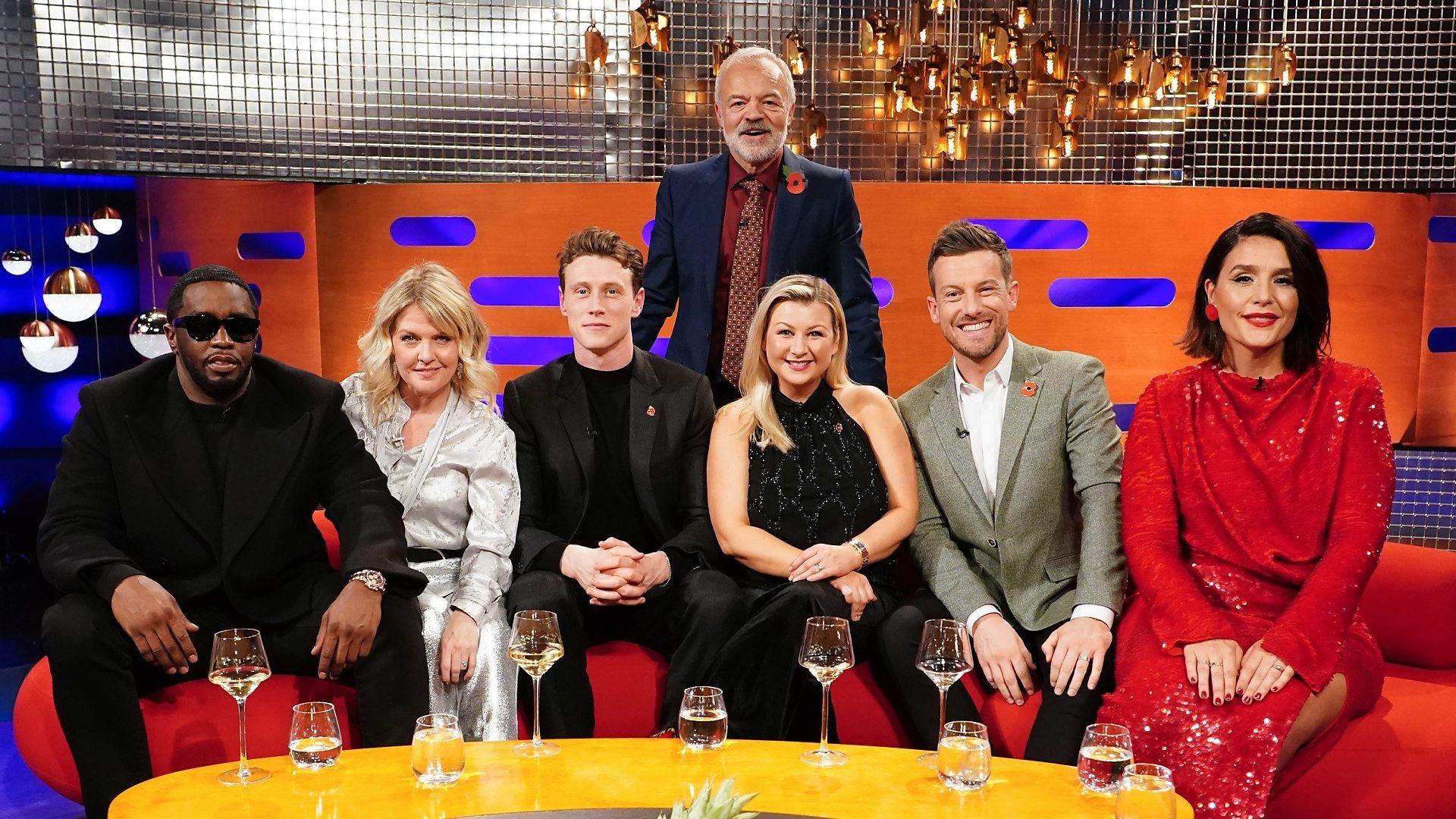 Still from Sean "Diddy" Combs, Ashley Jensen, George MacKay, Chris & Rosie Ramsey and Jessie Ware