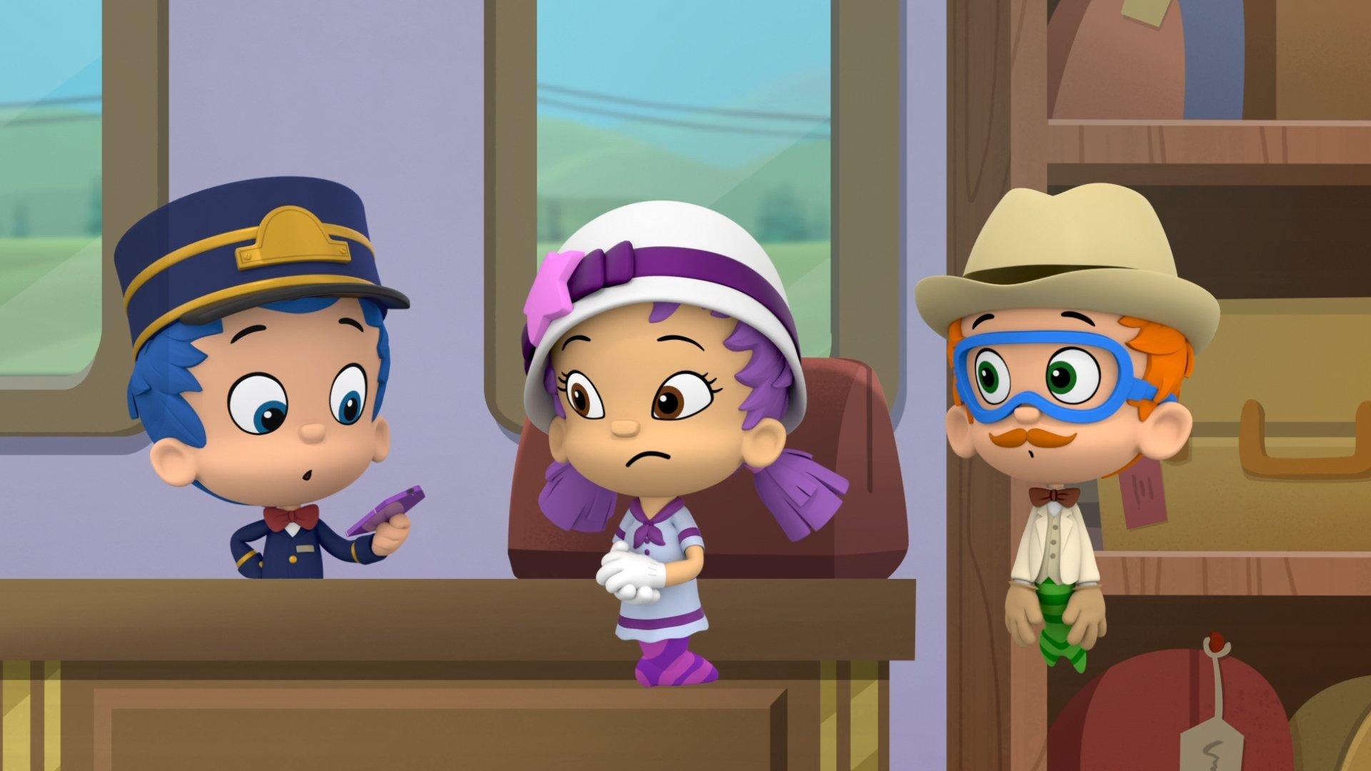 Still from Mystery on the Guppy Express!
