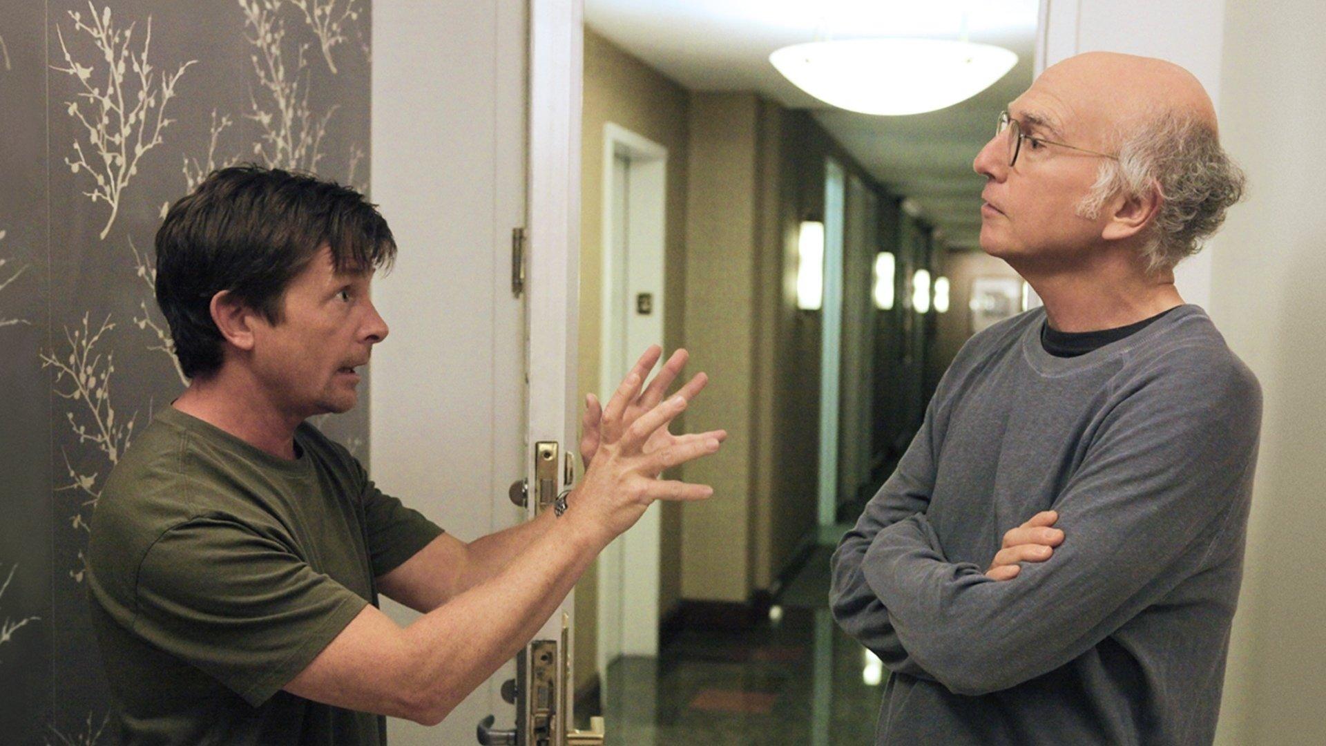 Still from Larry vs. Michael J. Fox