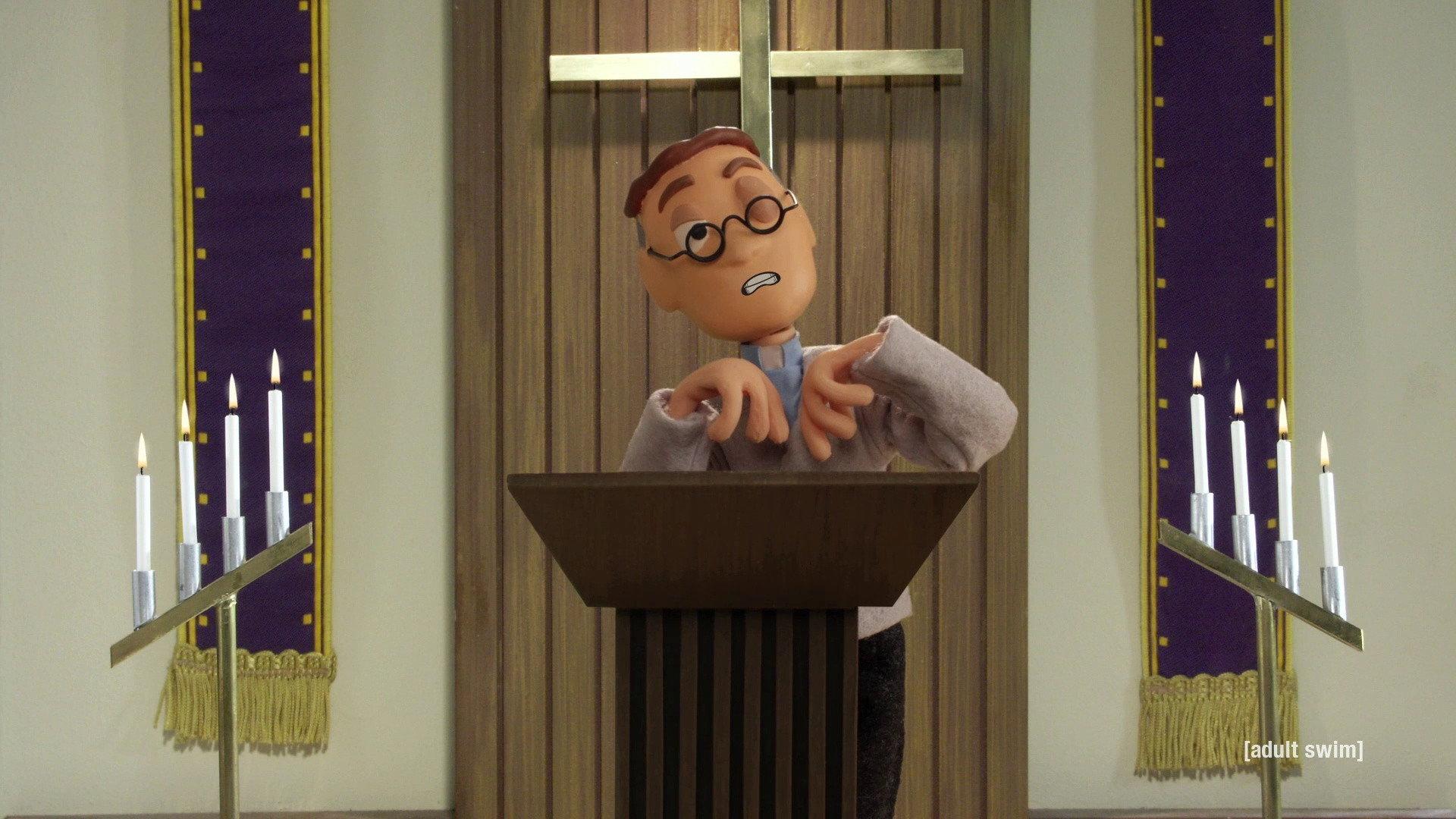 Still from Rev. Putty Sermons: Old Age