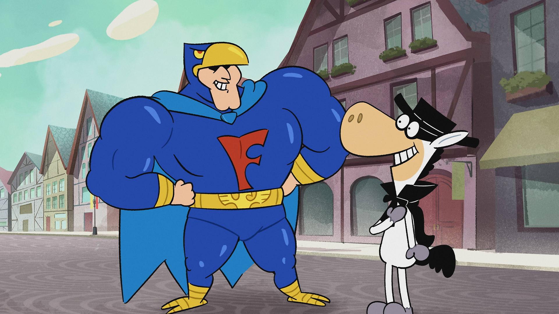 Still from Heroes and Capes