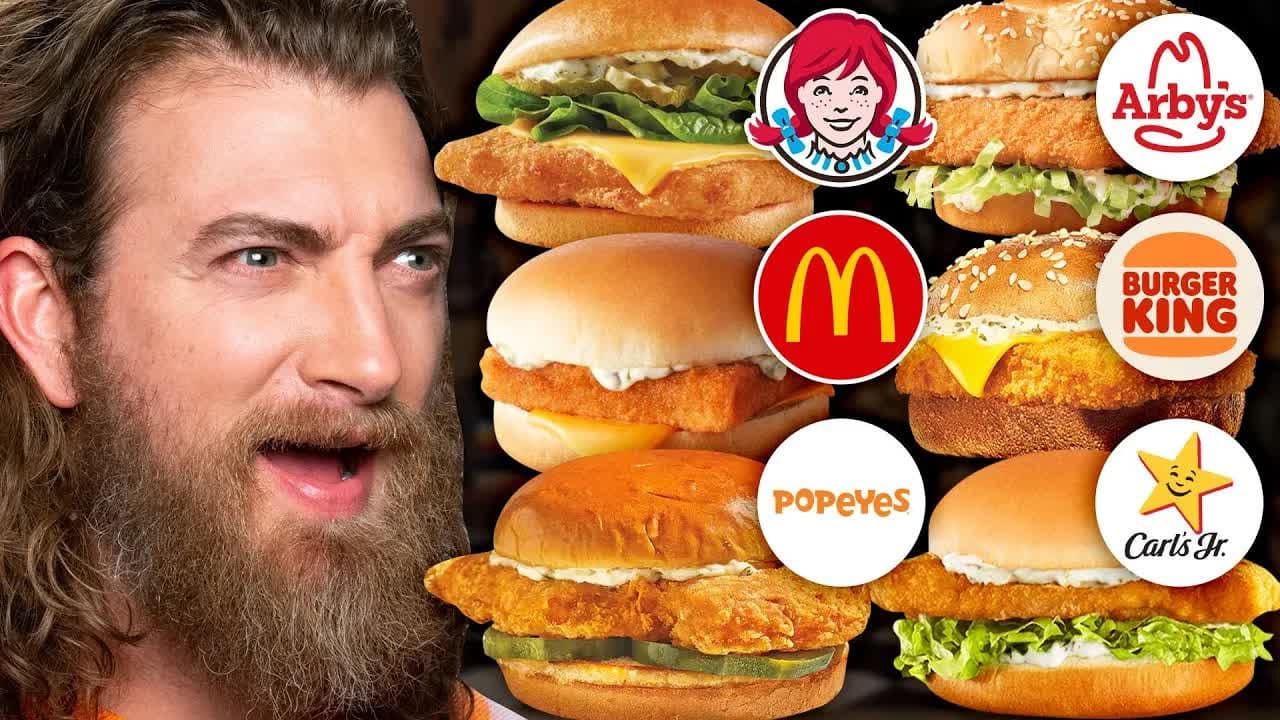 Still from Blind Fast Food Fish Sandwich Taste Test