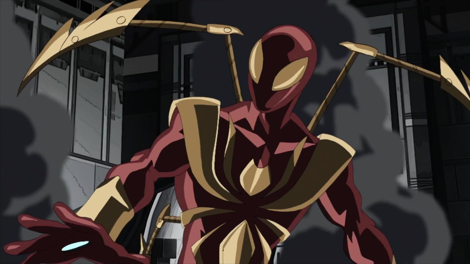 Still from Flight of the Iron Spider