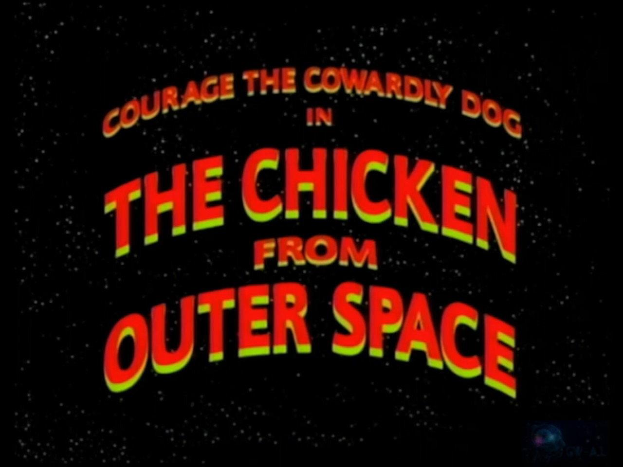 Still from Courage the Cowardly Dog: The Chicken from Outer Space