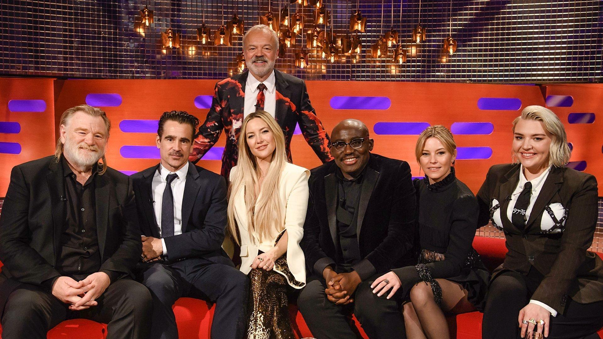 Still from Kate Hudson, Edward Enninful, Elizabeth Banks, Brendan Gleeson, Colin Farrell and Self Esteem