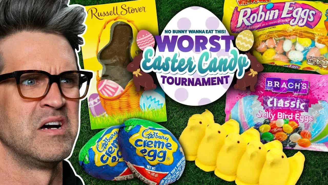 Still from Worst Easter Candy Taste Test