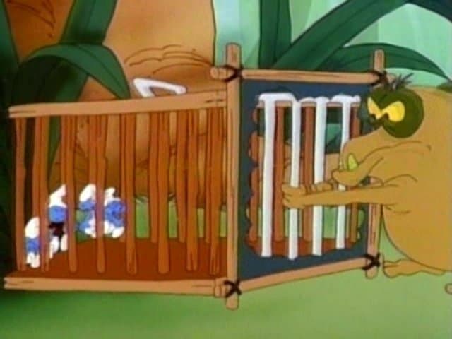Still from Wild About Smurfette