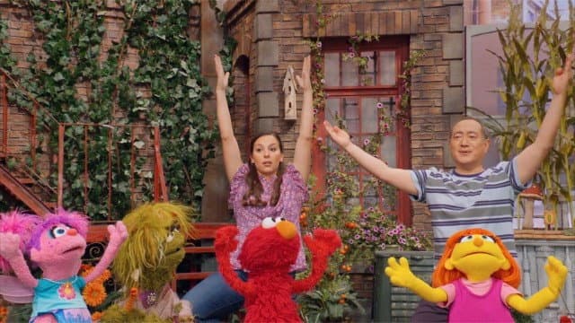 Still from Grouch-ercise