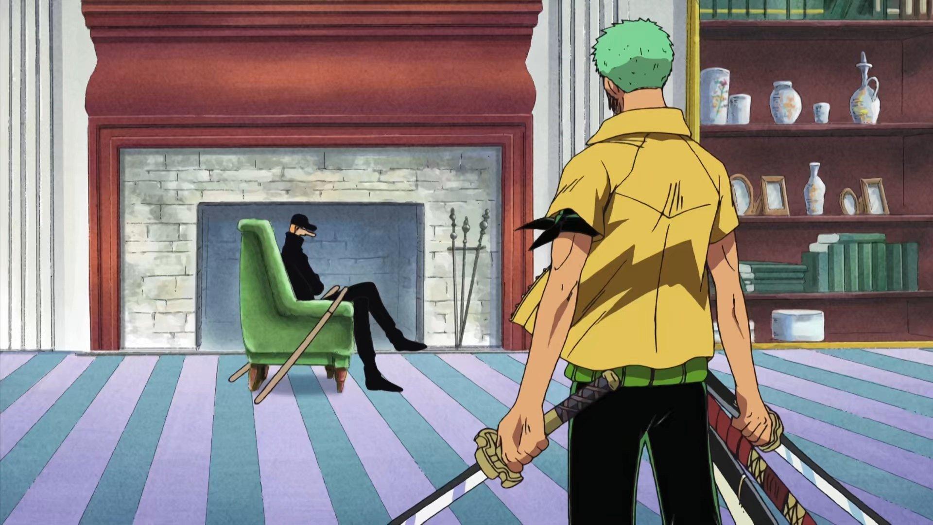 Still from Power of the Devil Fruit! Kaku and Jabura Transform