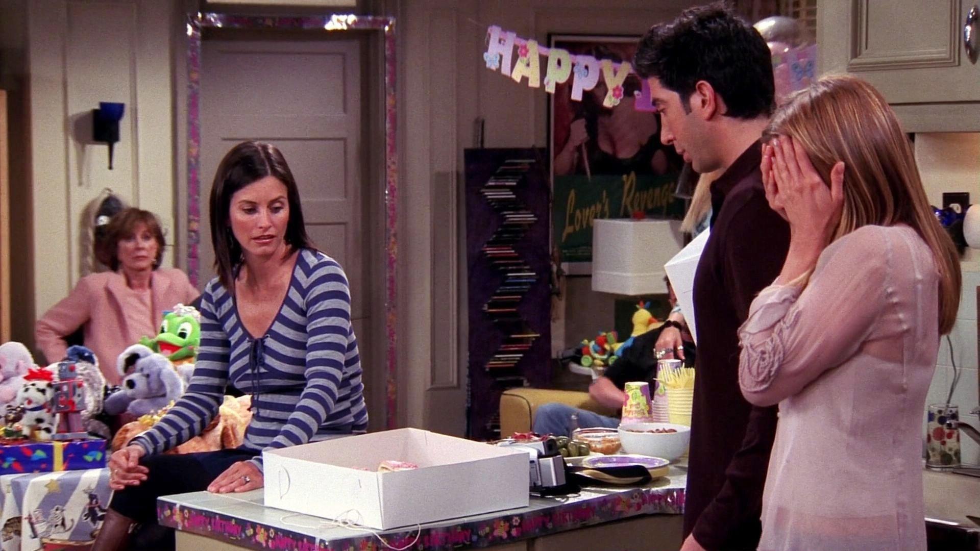 Still from The One with the Cake