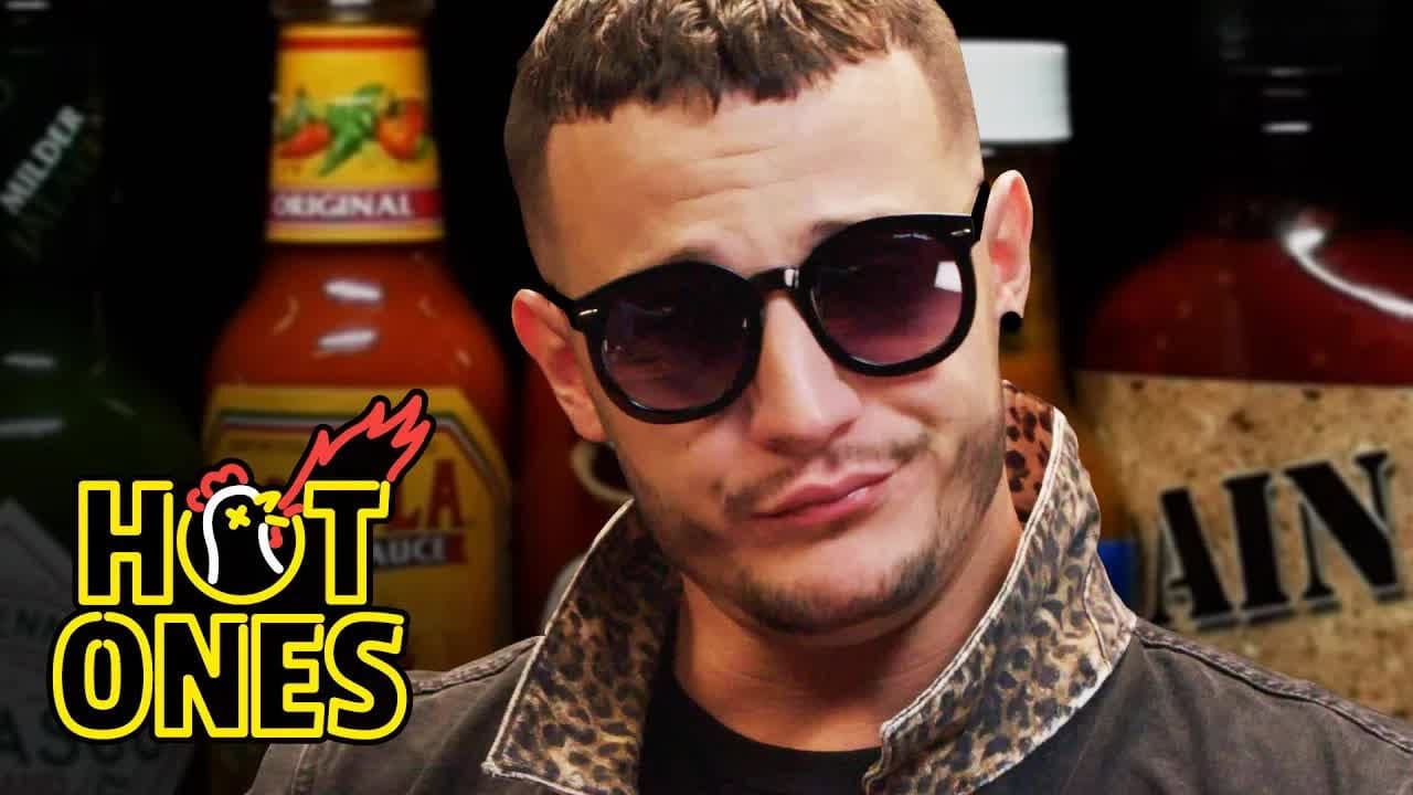 Still from DJ Snake Reveals His Human Side While Eating Spicy Wings
