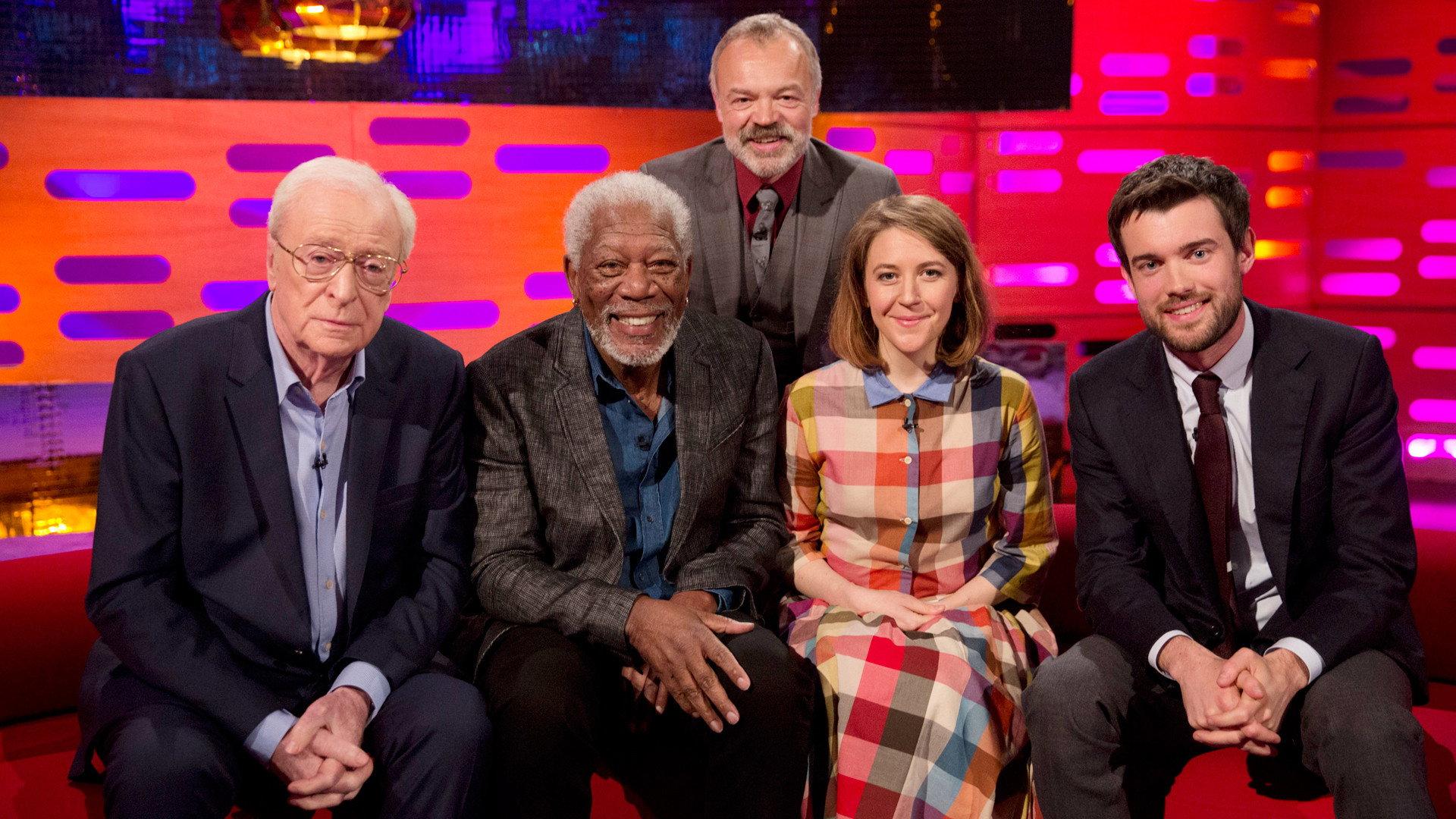 Still from Michael Caine, Morgan Freeman, Jack Whitehall, Gemma Whelan