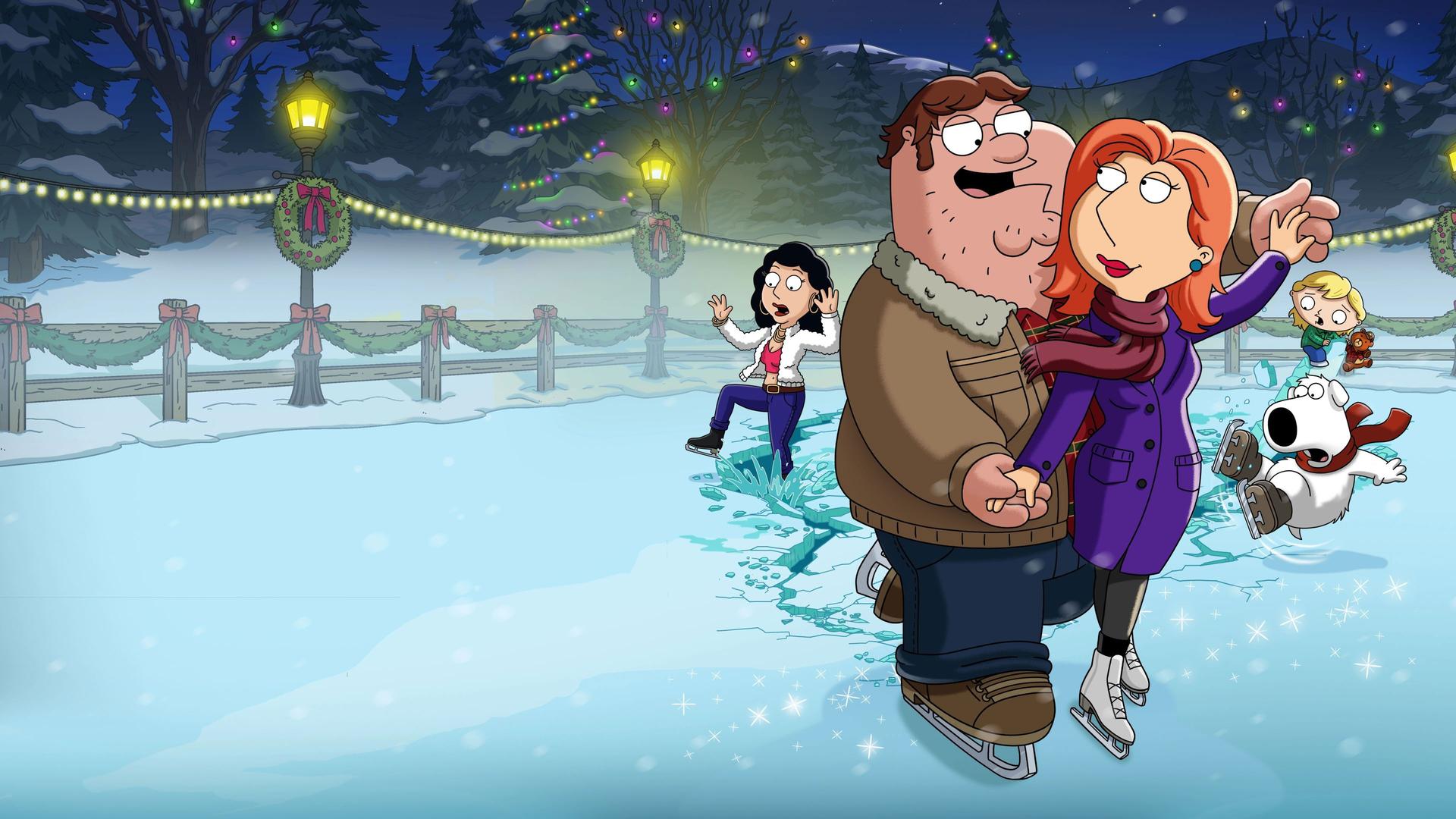 Still from Holiday 2025: Disney's Hulu's Family Guy's Hallmark Channel's Lifetime's Unoriginal Holiday Movie
