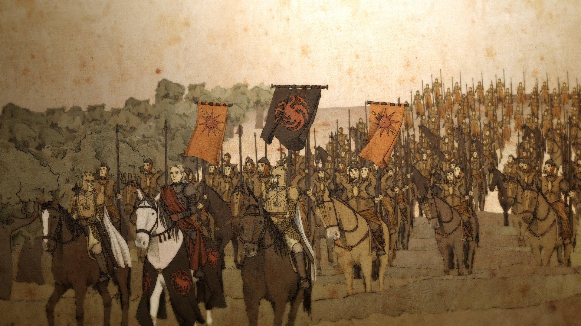 Still from Histories & Lore: Robert's Rebellion (Barristan Selmy)