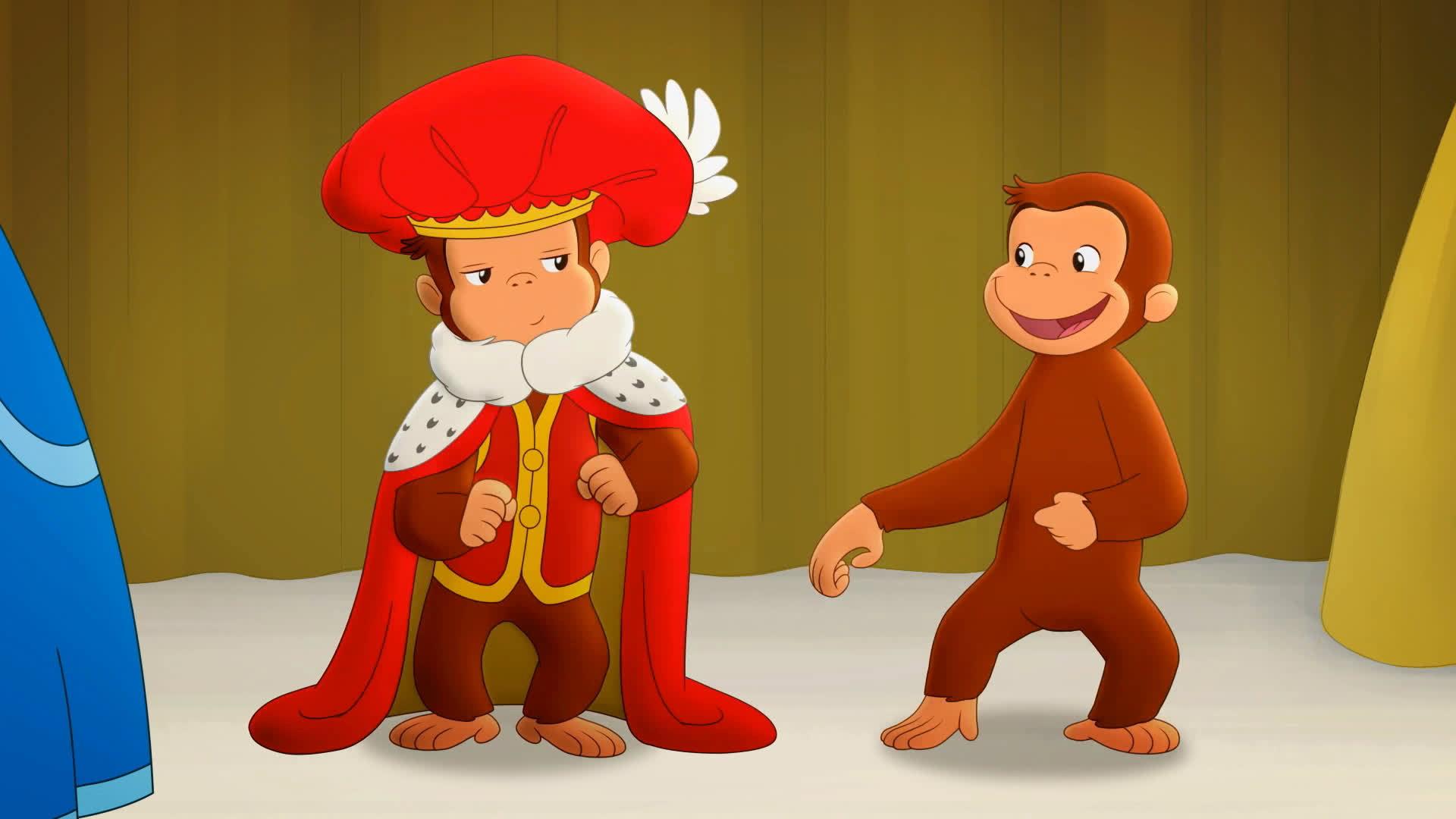 Still from Curious George Royal Monkey