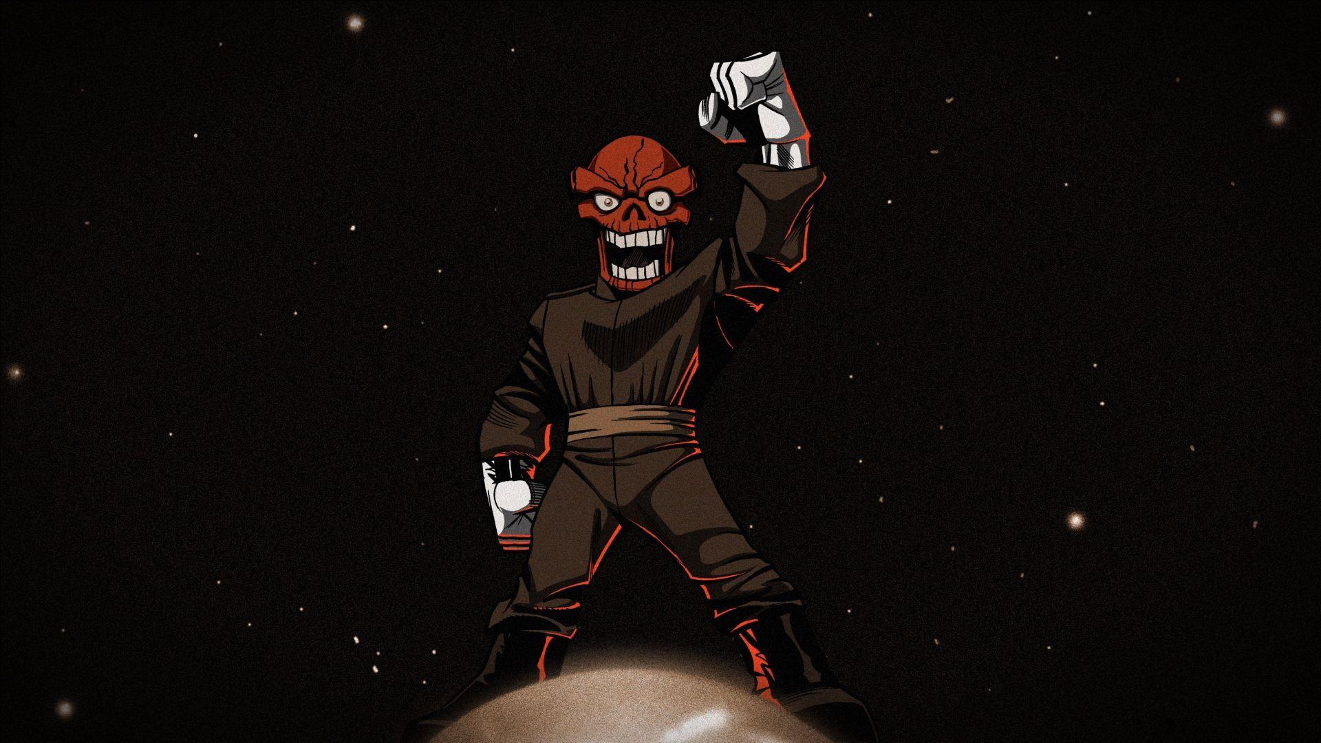 Still from Wrath of the Red Skull!
