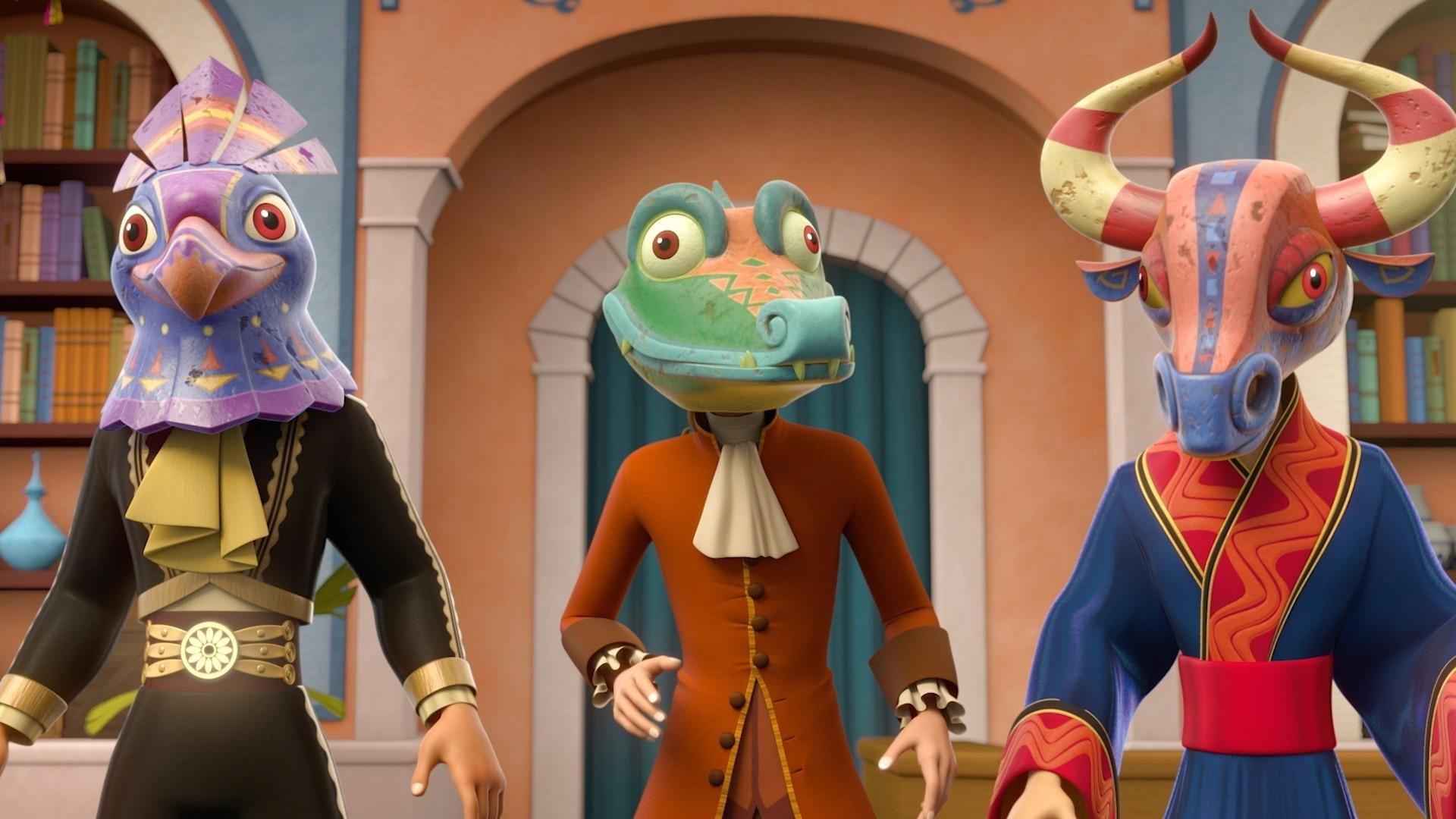 Still from Masks of Magic