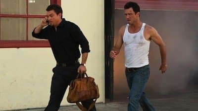 Still from A Dark Road