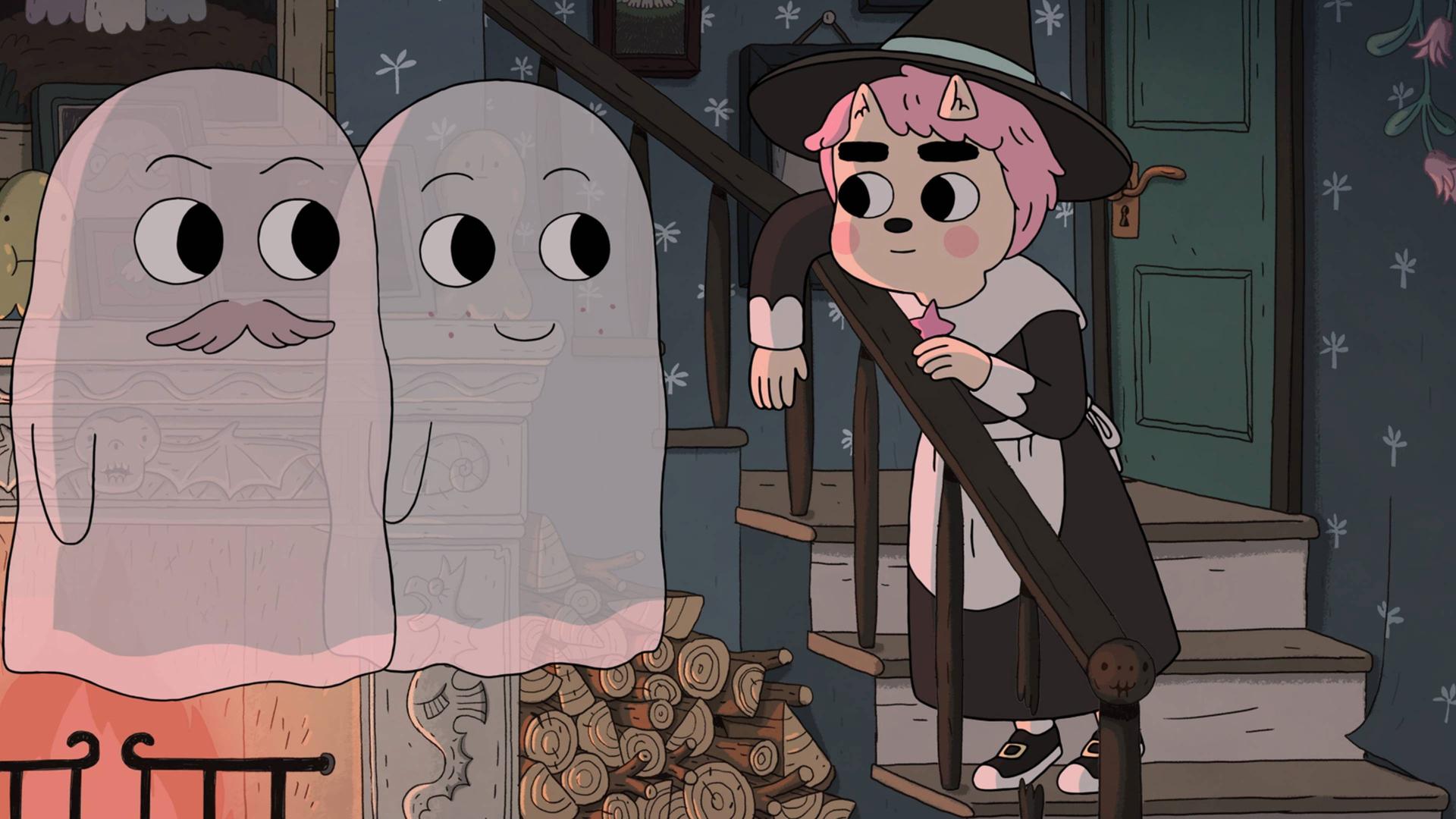 Still from Betsy and Ghost Chapter 1: Burps 'n Sighs