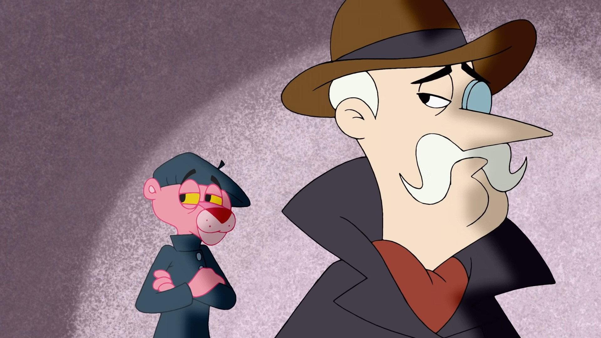 Still from The Pink Painter Show