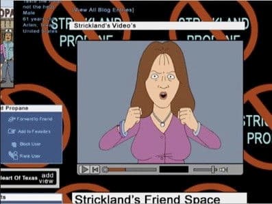 Still from Lost in MySpace