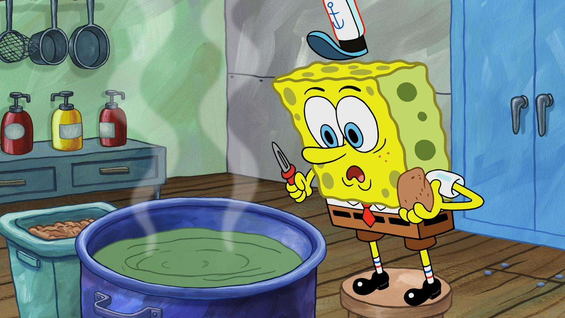Still from There's a Sponge in My Soup