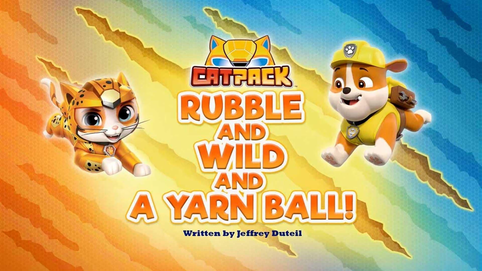 Still from Cat Pack - Rubble and Wild and Yarn Ball