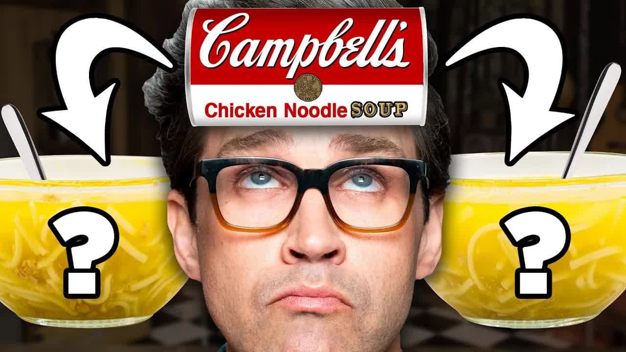 Still from Can We Find The Name Brand Soup? (GAME)