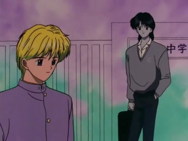 Still from The Secret of His Birth "I can't leave Yuu alone!"