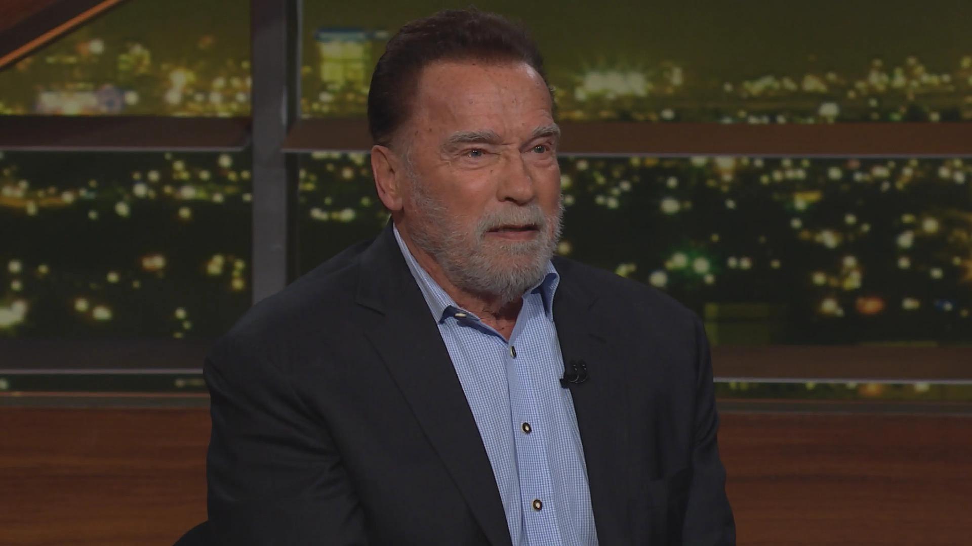 Still from October 17, 2025: Arnold Schwarzenegger, Andrew Ross Sorkin, Mark Cuban
