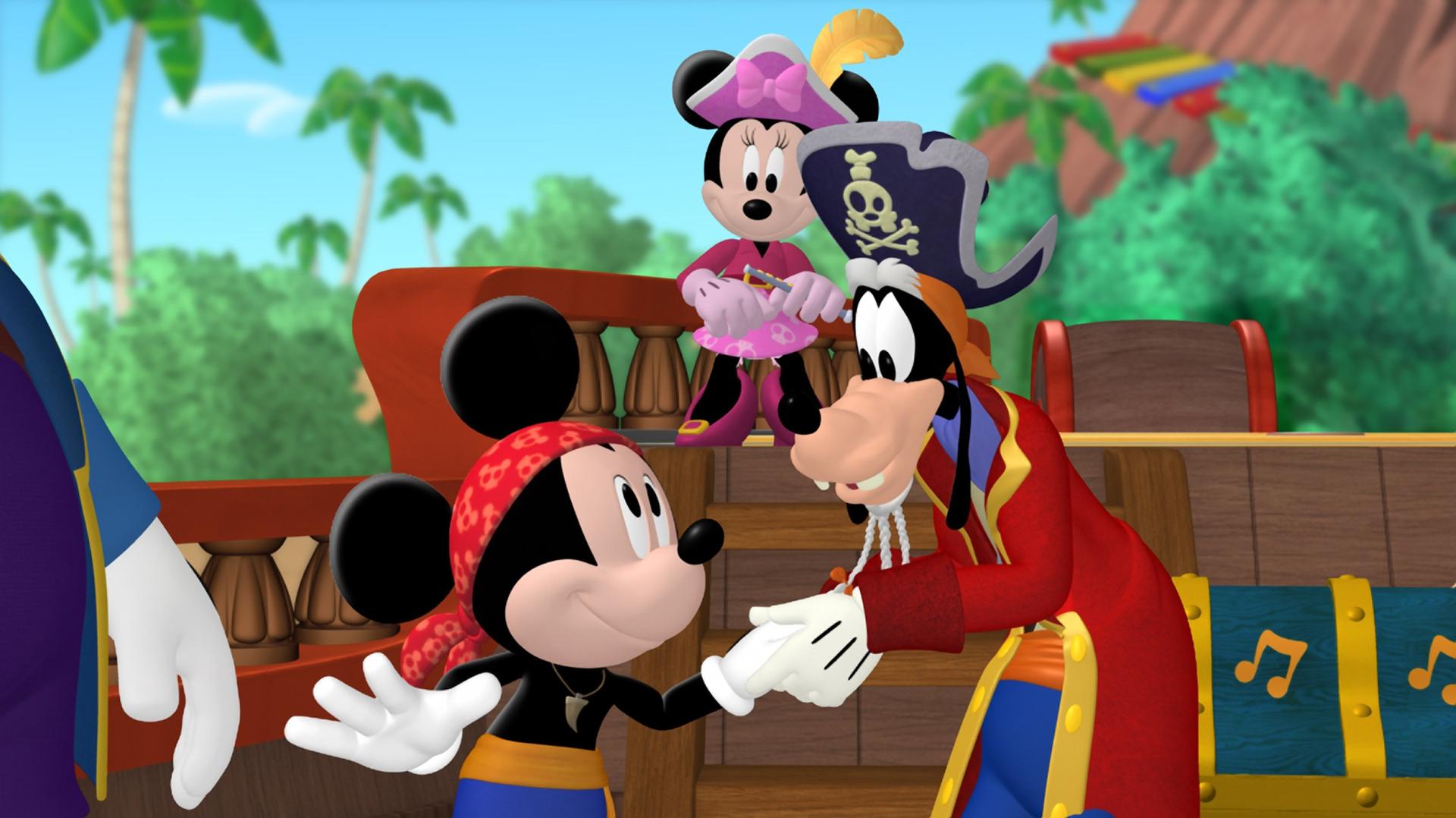 Still from Mickey's Pirate Adventure