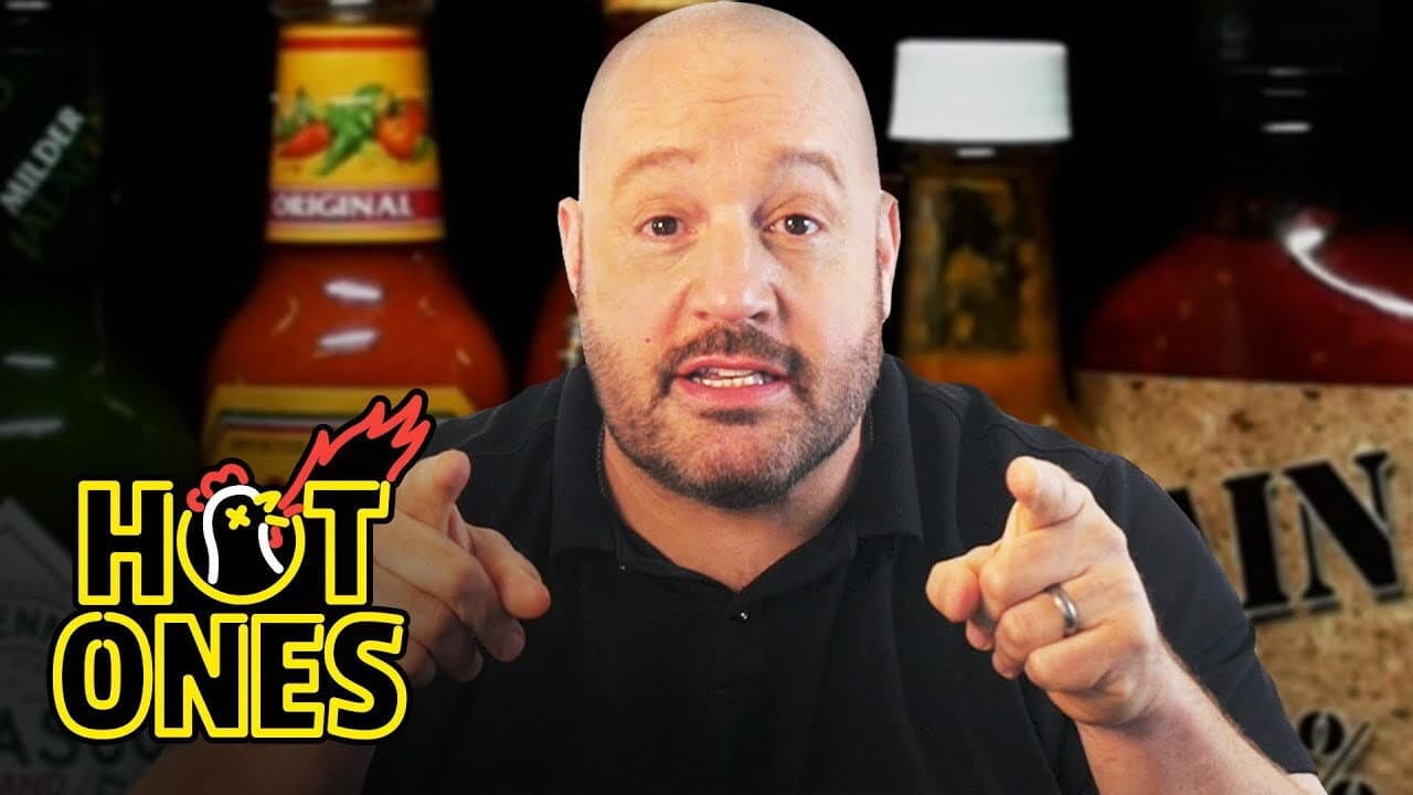 Still from Kevin James Forgets Who He Is While Eating Spicy Wings