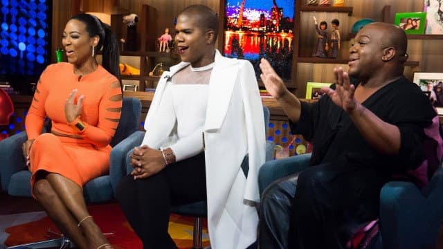 Still from Derek J, Kenya Moore & Miss Lawrence