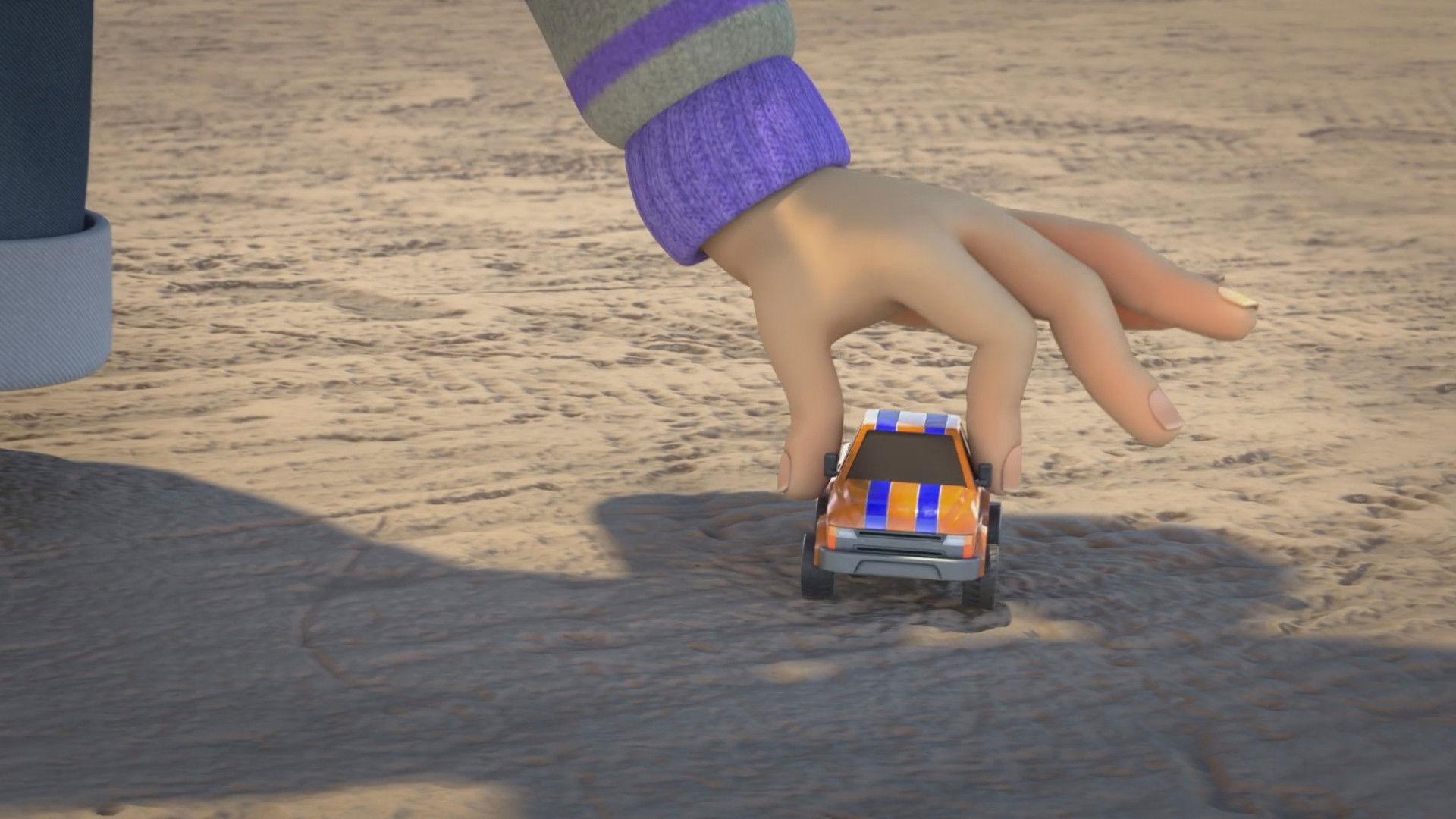 Still from Tiny Car Caper
