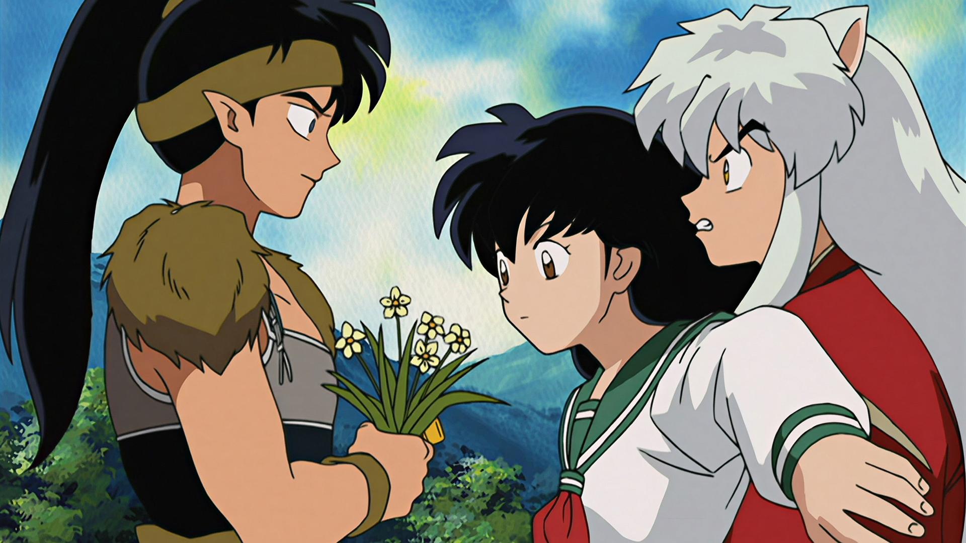 Still from Koga and Sesshomaru: A Dangerous Encounter