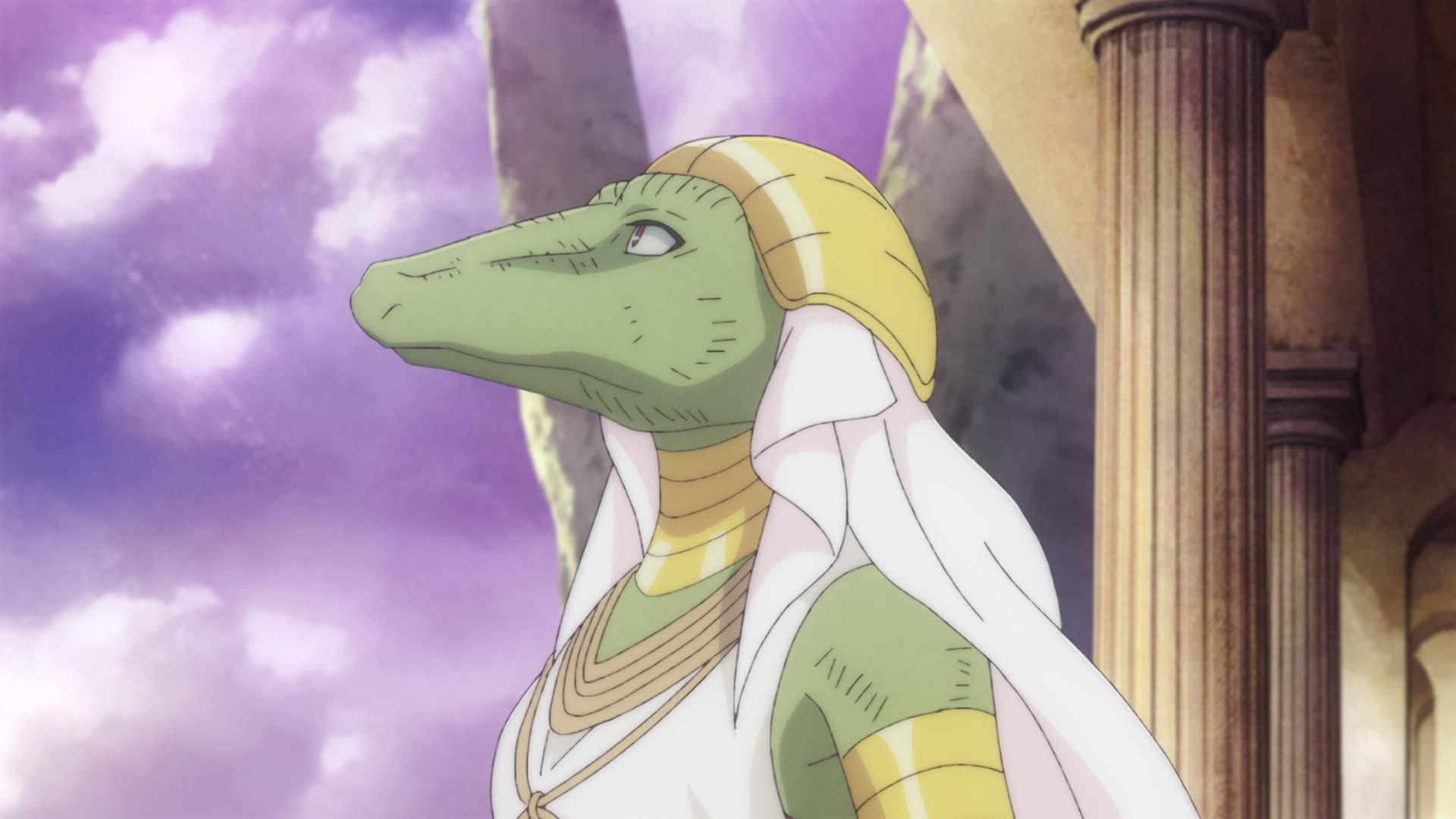 Still from The Feline and Reptile Princesses